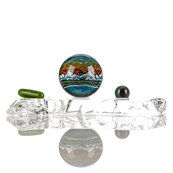 #1 Mountain Slurper Marble JH Glassworks - Smoke ATX