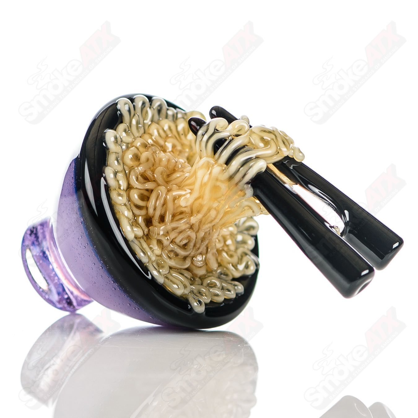 #3 Noodle Slurper Set Dojo Glass - Smoke ATX