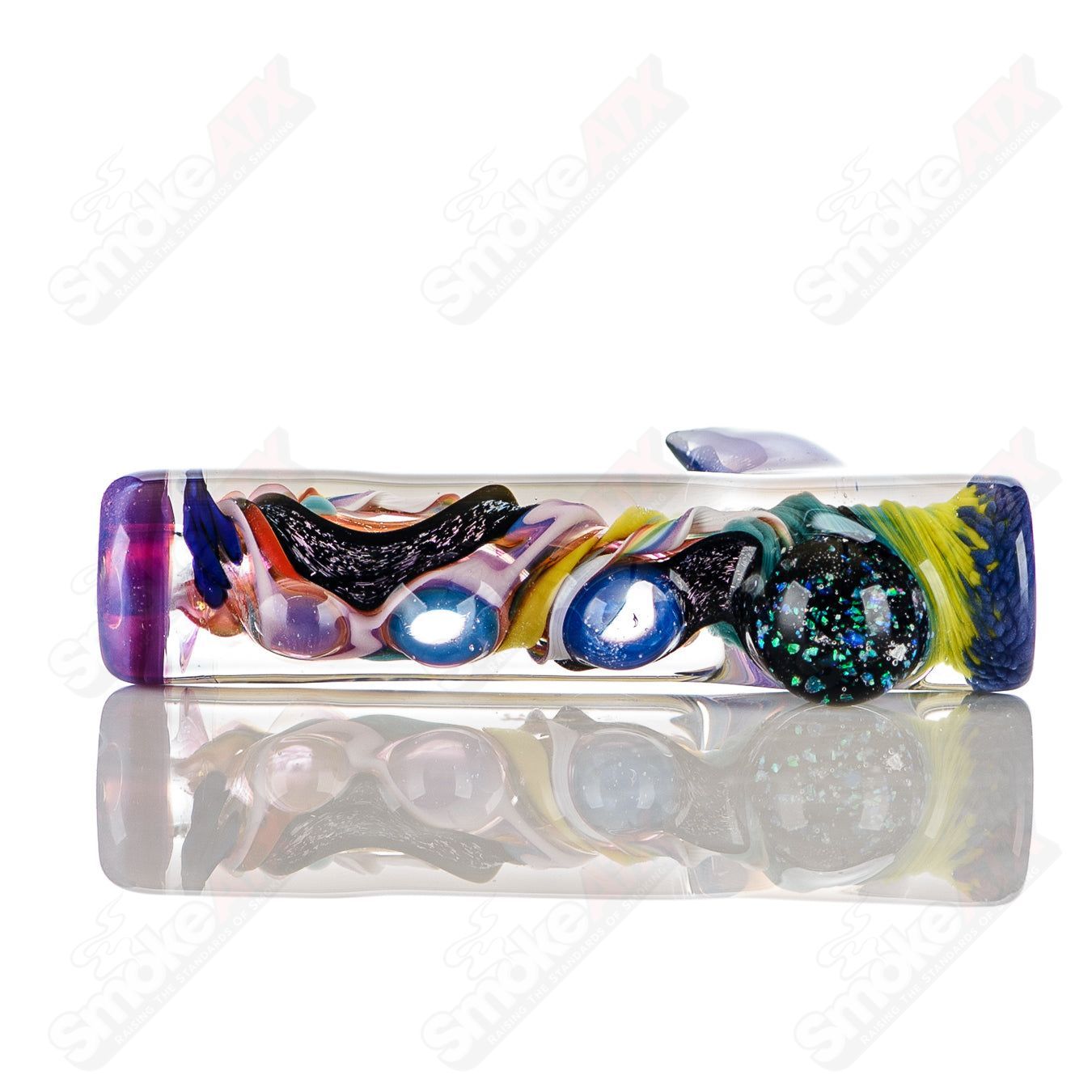8 Color Worked IO Chillum Jeremy from Oregon - Smoke ATX