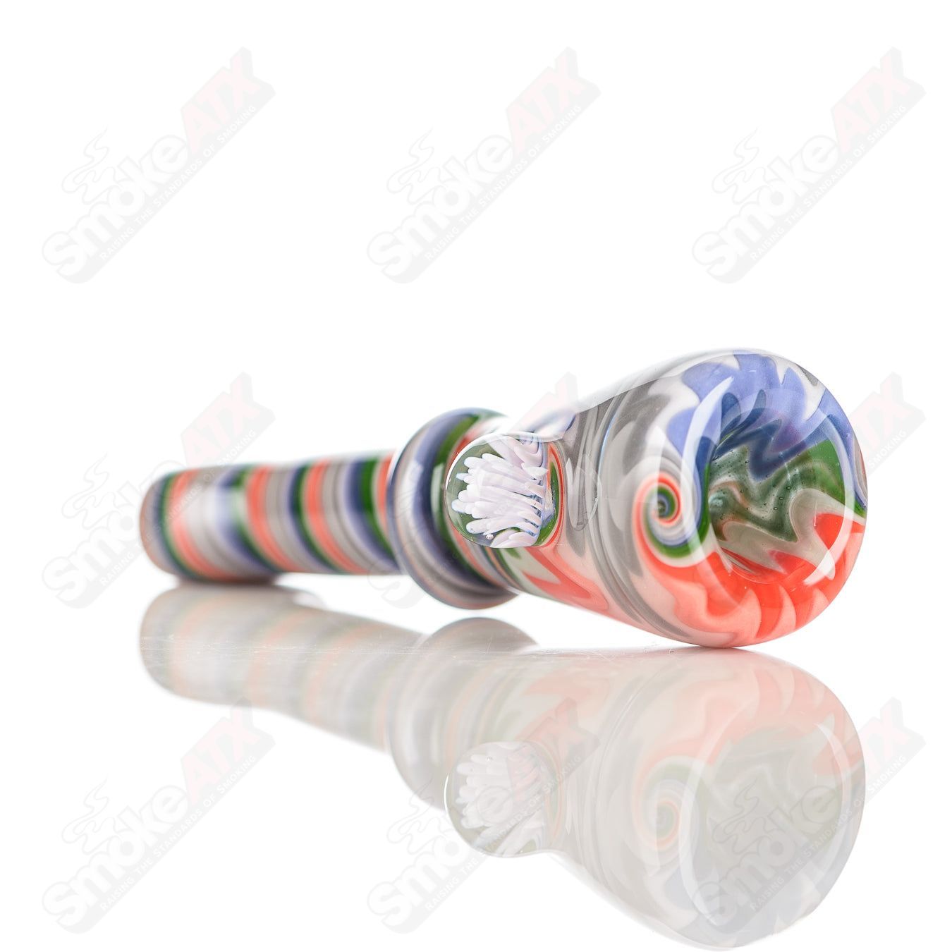 #19 Wig Wag Chillum Katy Wright Glass - Smoke ATX