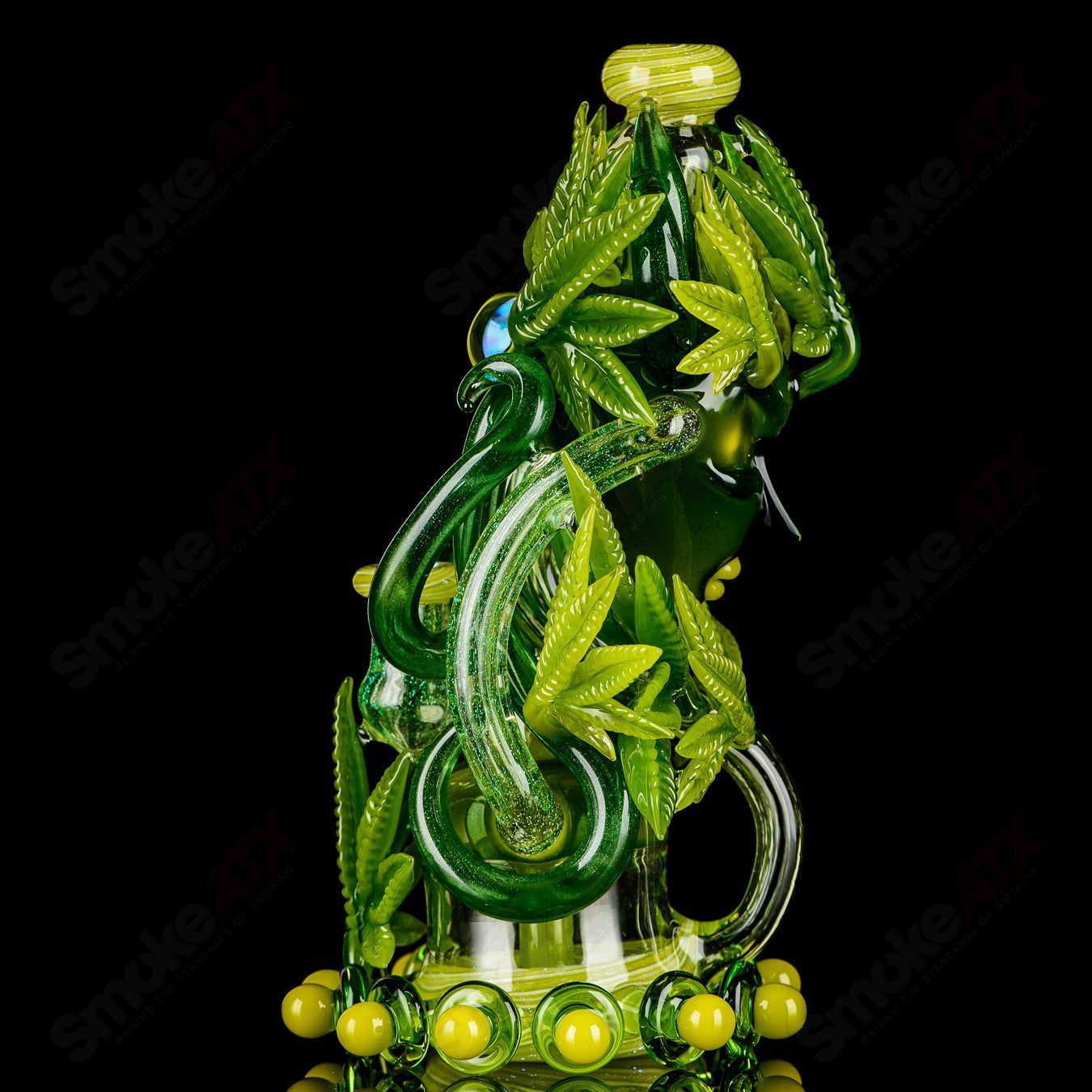 Lace Face Ganja Goddess Recycler - Smoke ATX