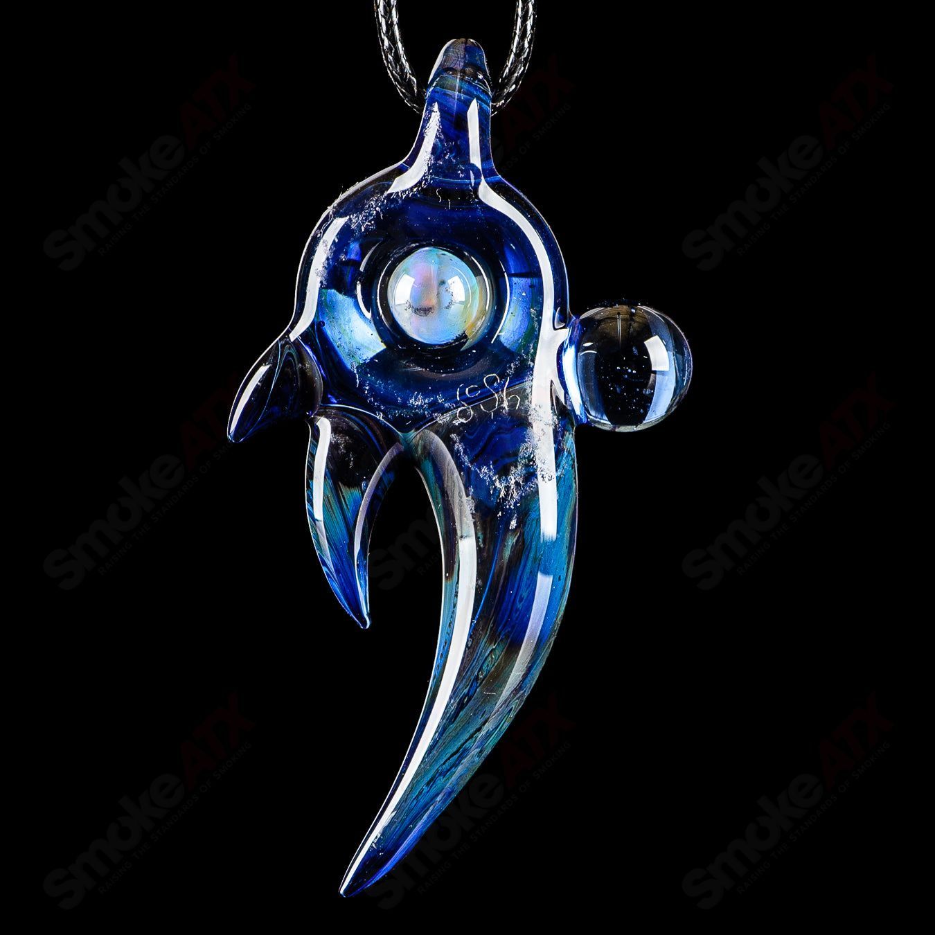 #6 Amulet Pendant Dosh Glass - Smoke ATX