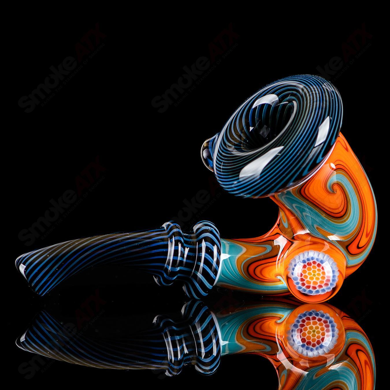 #2 Small Wig Wag Sherlock w Milli Accent JMass - Smoke ATX