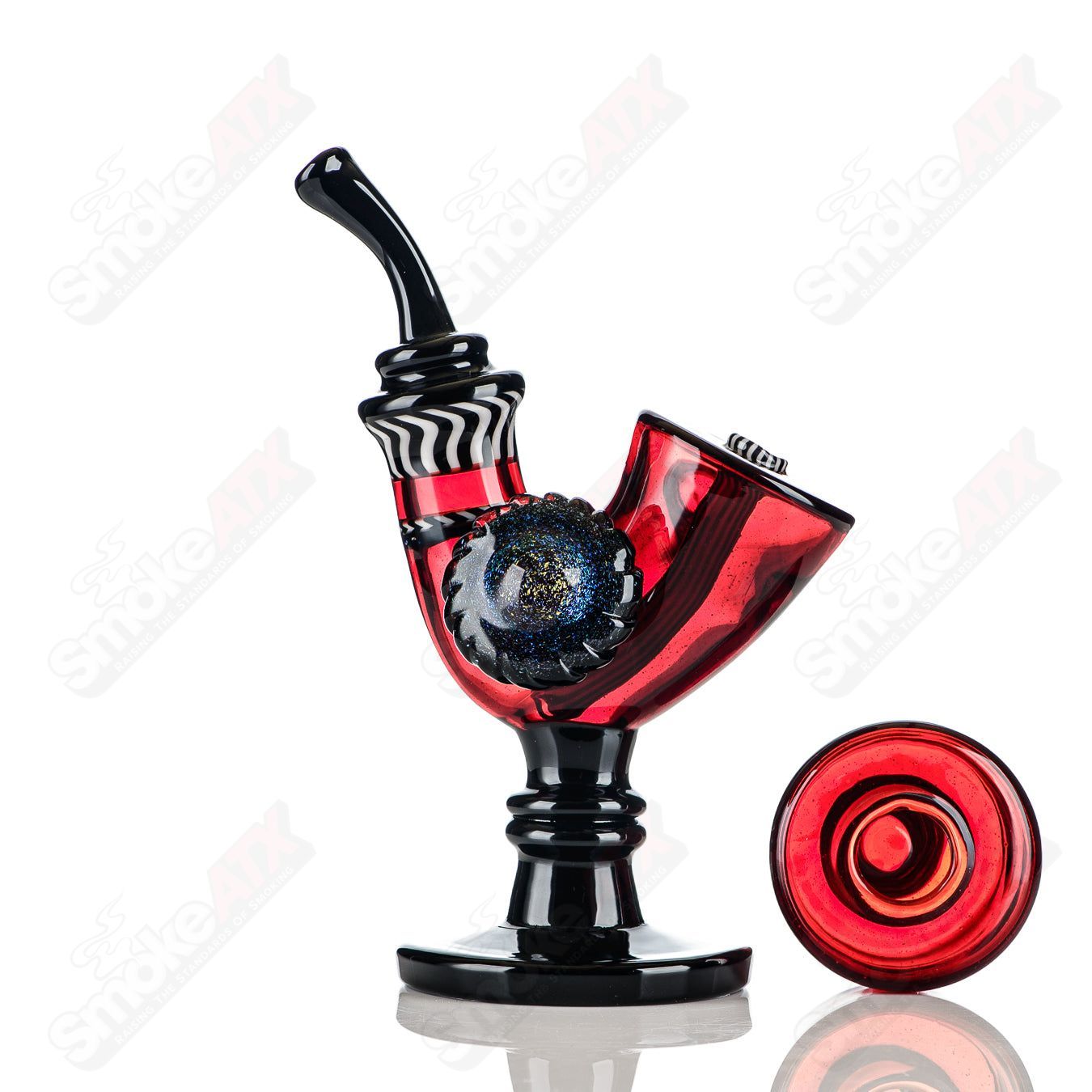 Red Errlock (Sherlock Rig) w Dichro Disk JMass - Smoke ATX