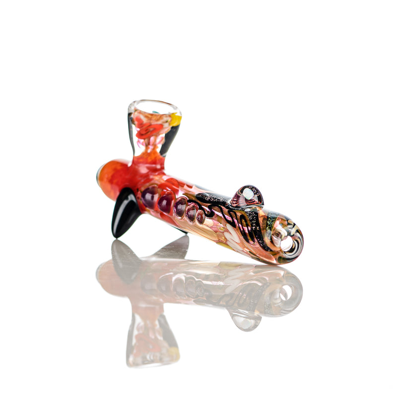 Color Worked IO Peace Pipe Jeremy from Oregon - Smoke ATX