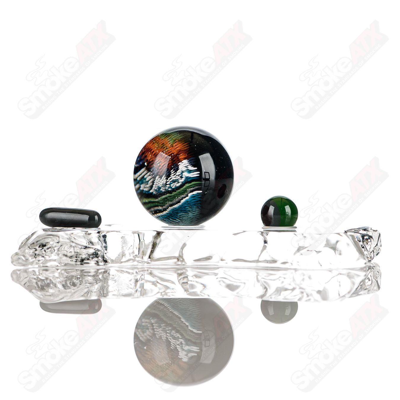#3 Mountain Slurper Marble JH Glassworks - Smoke ATX