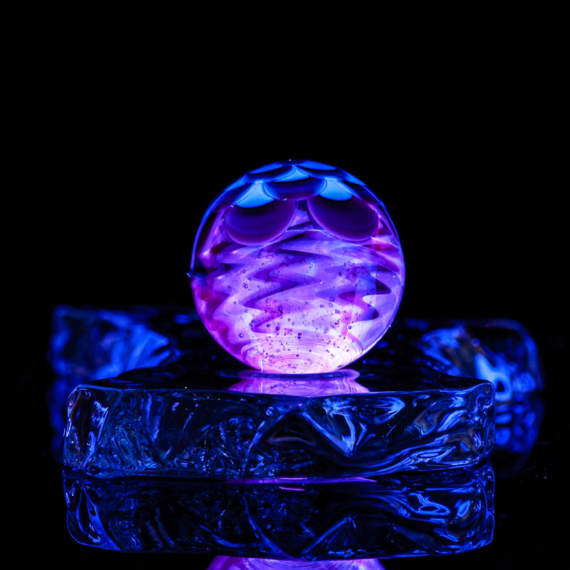 Dot Stacked Opal Mib (Gold Ruby/ Lotus/ Galaxy/ Luna Blue) Indo Glass - Smoke ATX