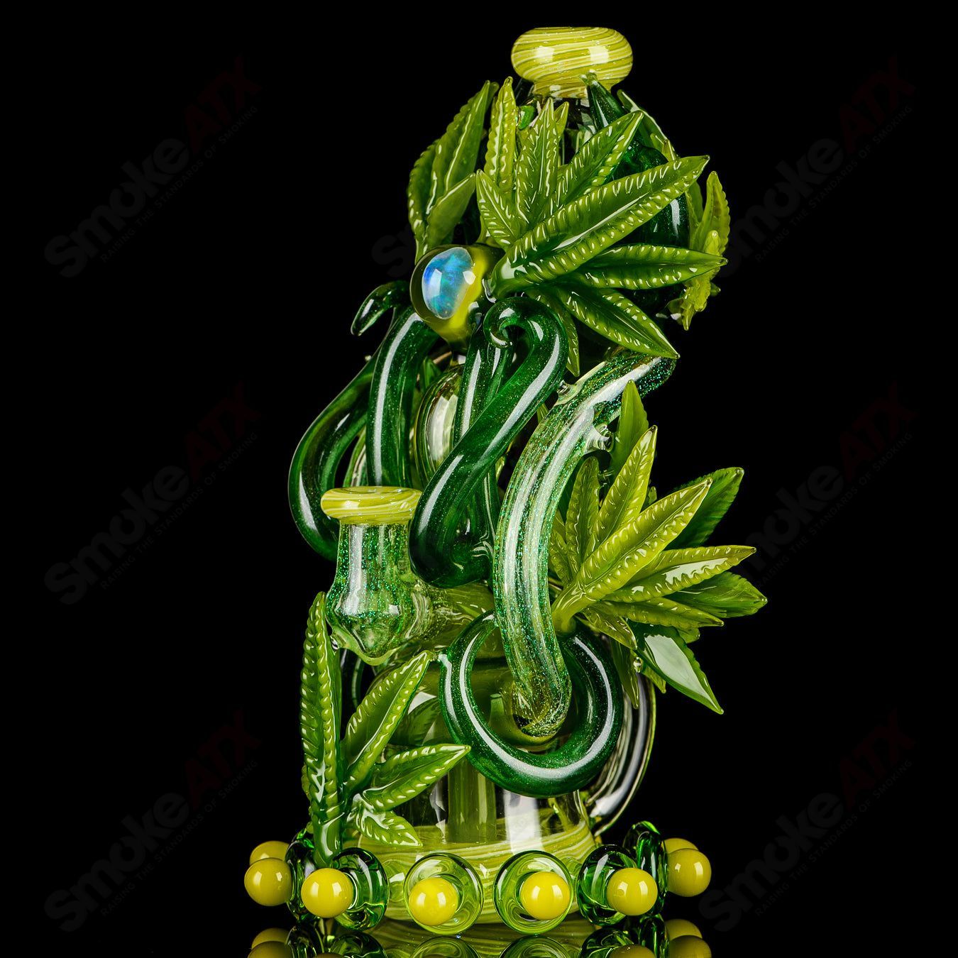 Lace Face Ganja Goddess Recycler - Smoke ATX