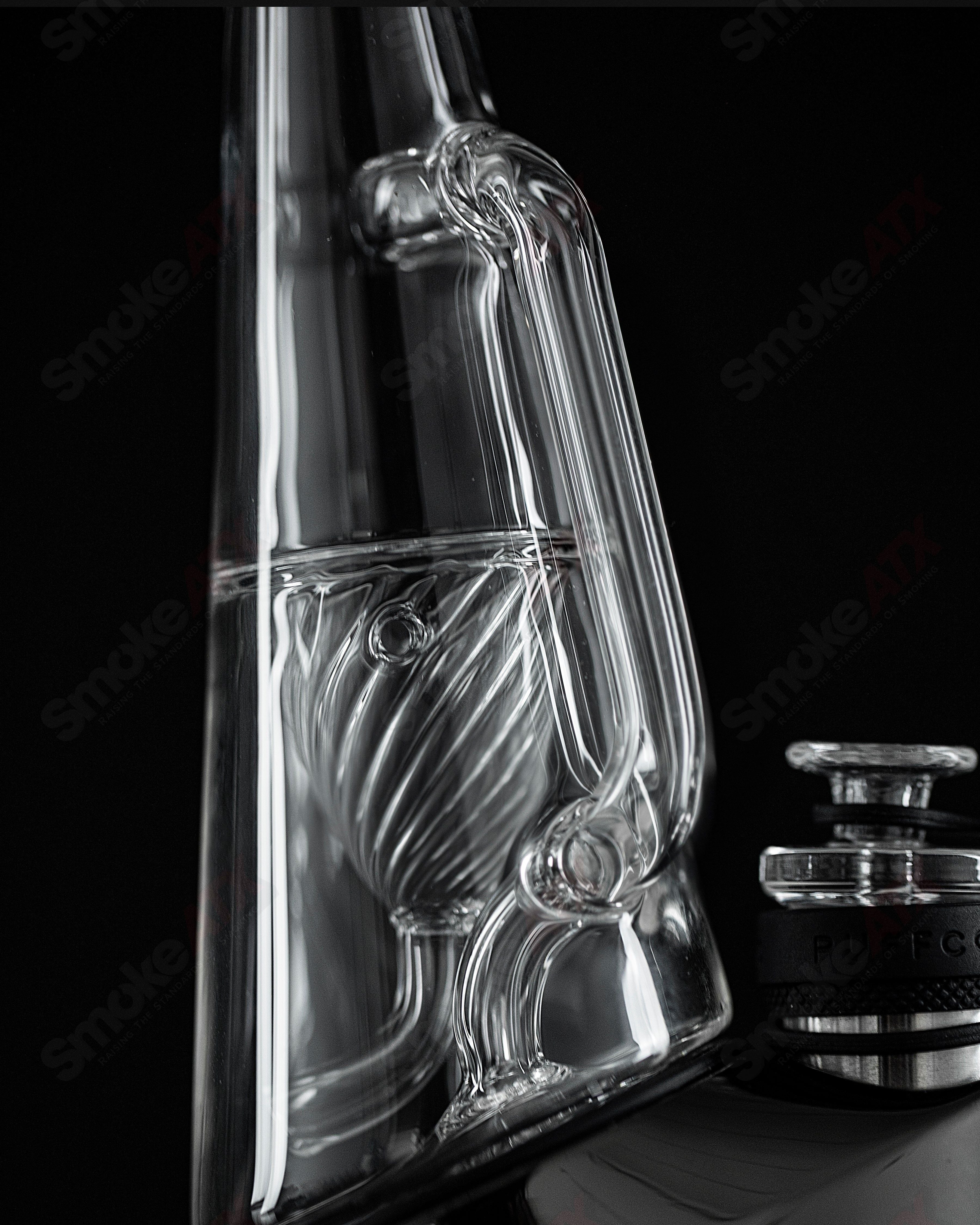 Ryan Fitt SE Puffco Peak Recycler Glass - Smoke ATX