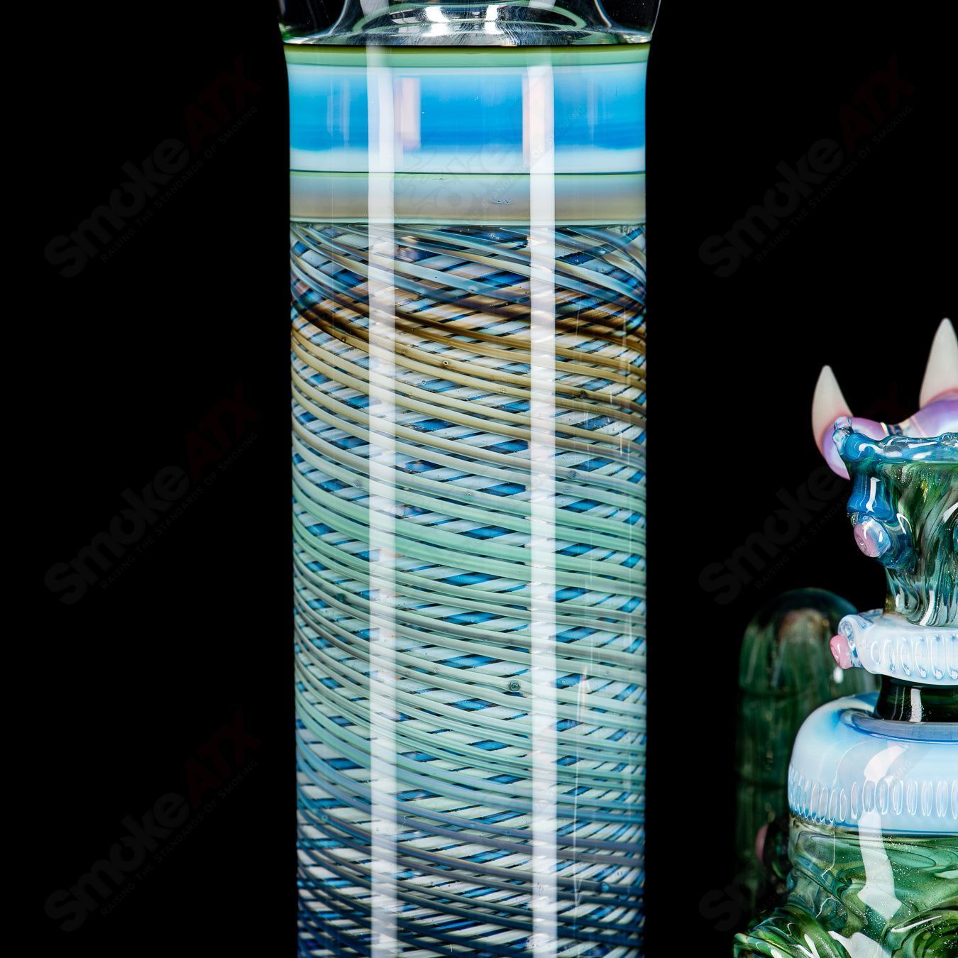 SoL-45 Lace Sphere & Dry Catcher Set by Salt x SoL Glassworks - Smoke ATX