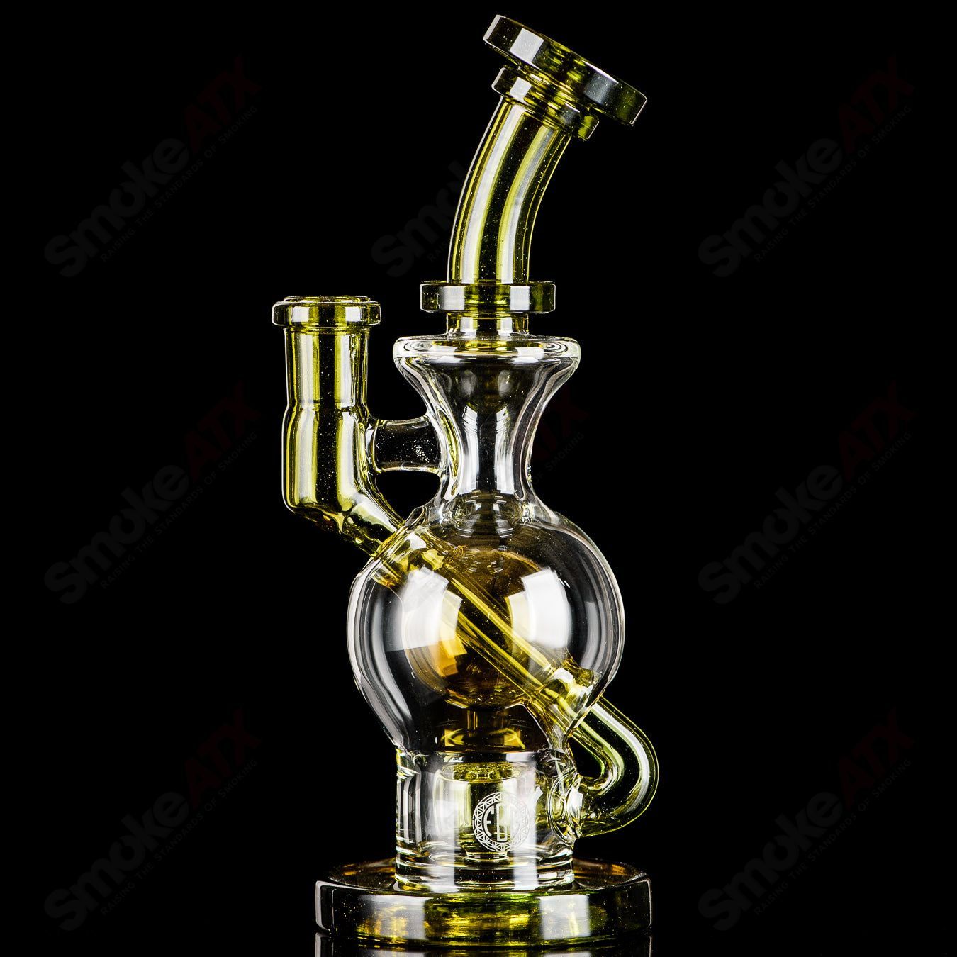 #1 Color Ball Rig Fat Boy Glass - Smoke ATX