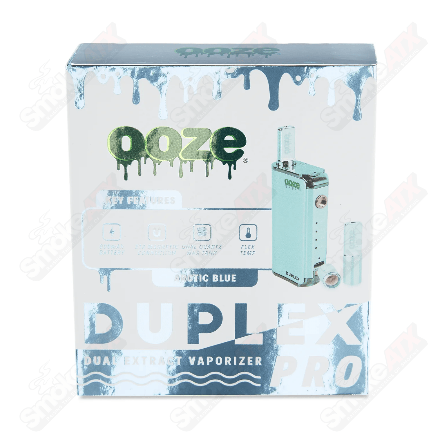 Artic Blue - Duplex Pro – 900 mAh – Cartridge & Wax Vaporizer - Smoke ATX