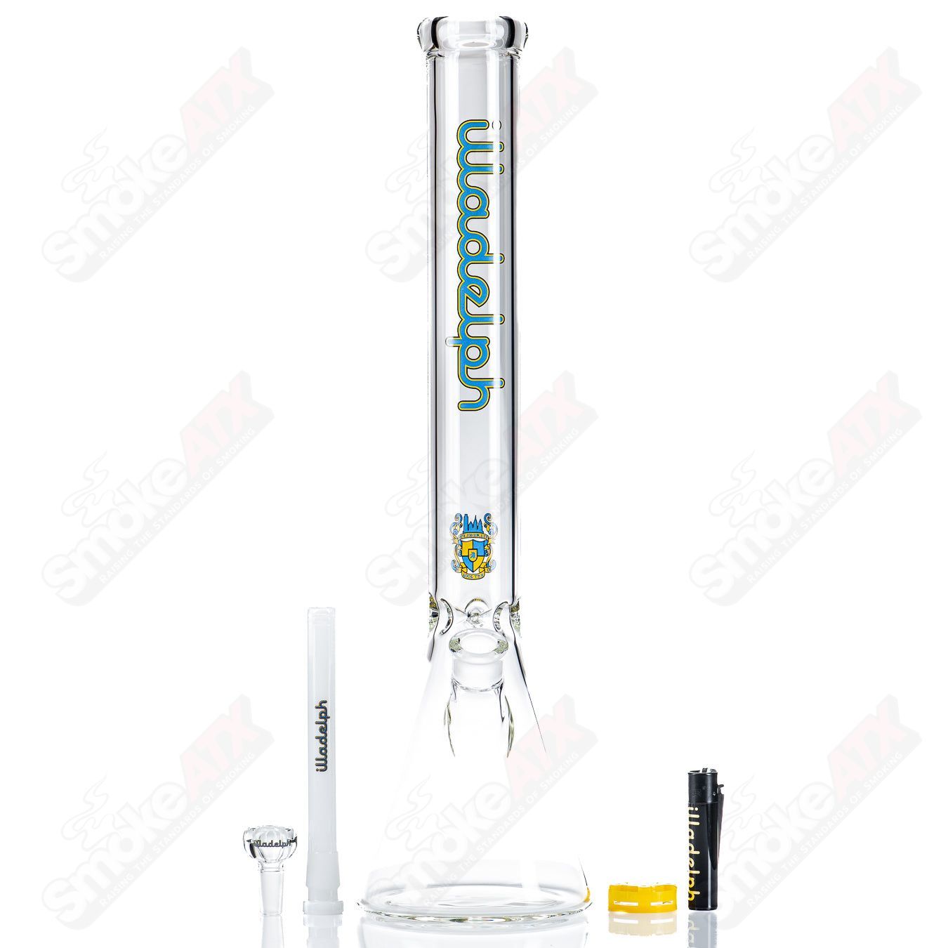 5mm Medium Beaker (Blue/Yellow) Illadelph - Smoke ATX