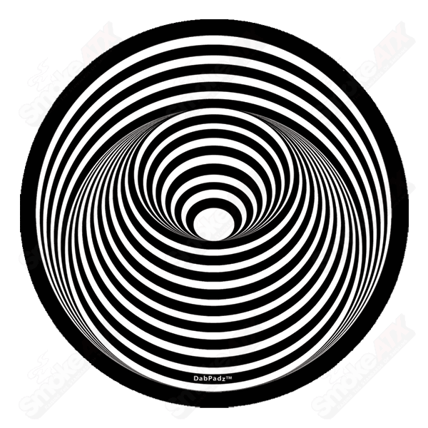 8in Vertigo Fabric Dab Padz - Smoke ATX