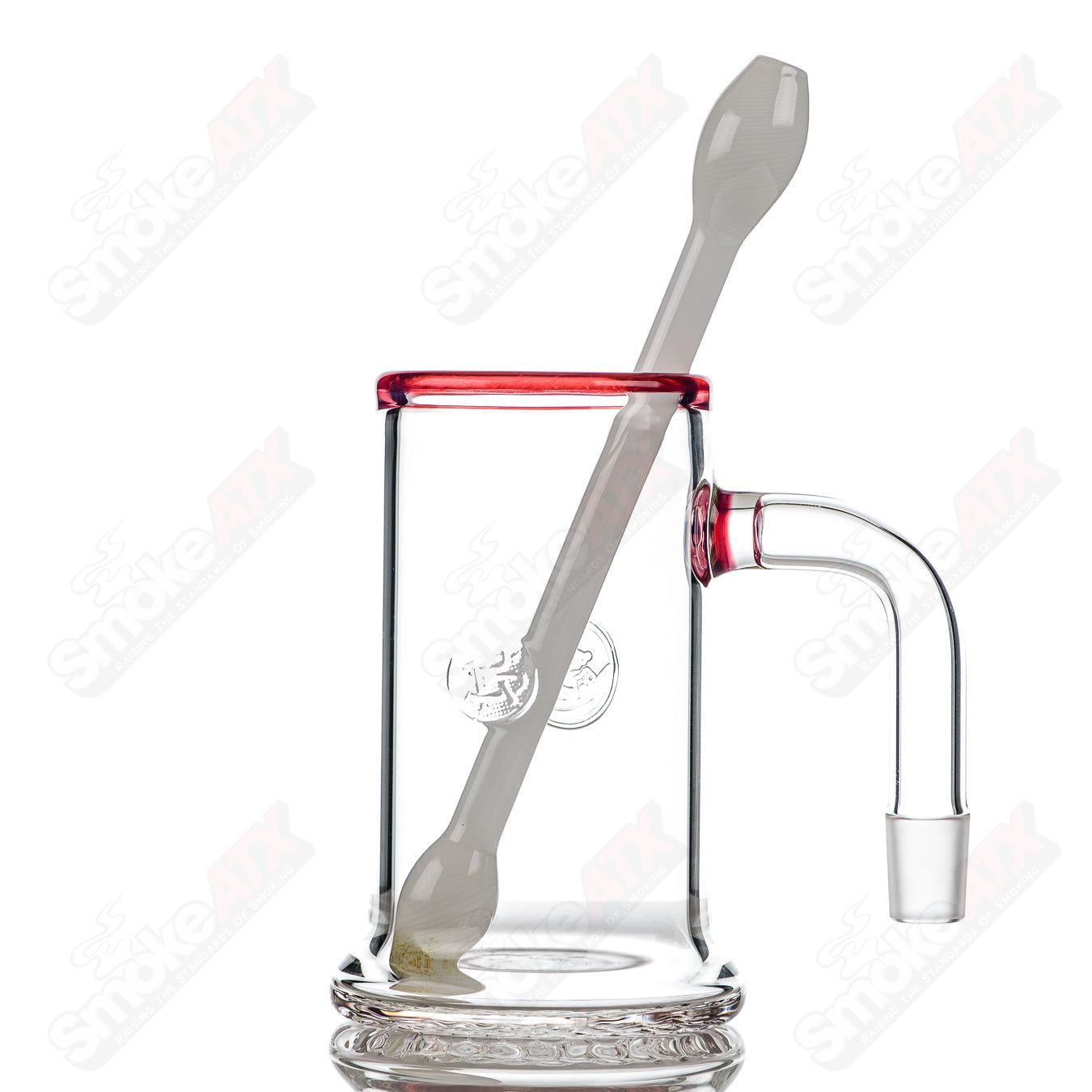 Bangin Mug w/ Telemagenta Accent Rim + Q - Tip Straw Surf Rat Glass - Smoke ATX