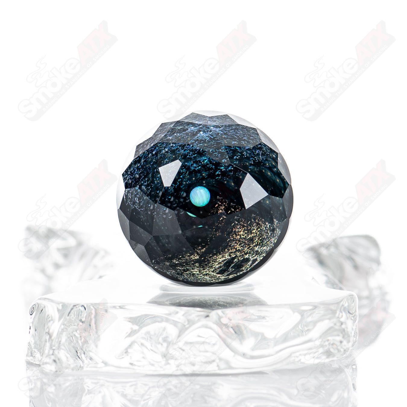 #1 Space Slurper Marble Collab Eric Mort x Fatal Facets - Smoke ATX