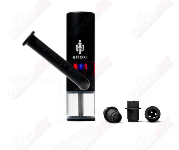 Black The Trident 2.0 Laser Water Pipe Hitoki - Smoke ATX