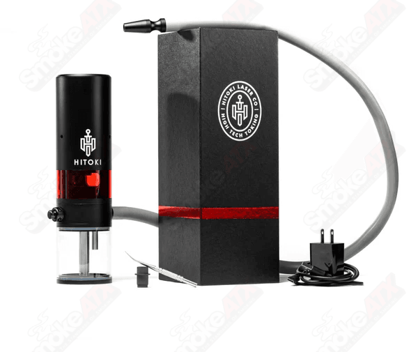 Black The Trident 2.0 Laser Water Pipe Hitoki - Smoke ATX