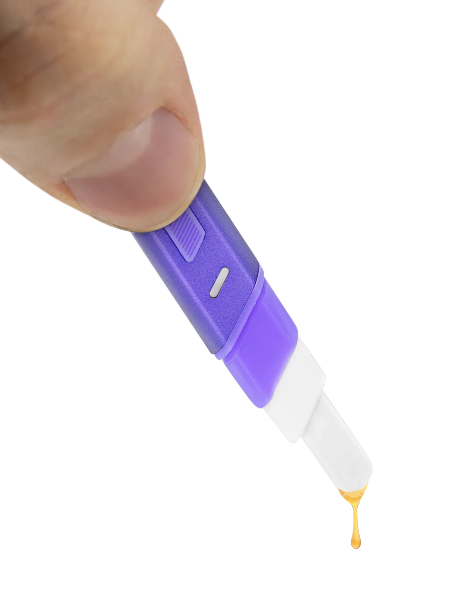 Gemstoned Blurple Hot Knife Loading Tool Puffco - Smoke ATX