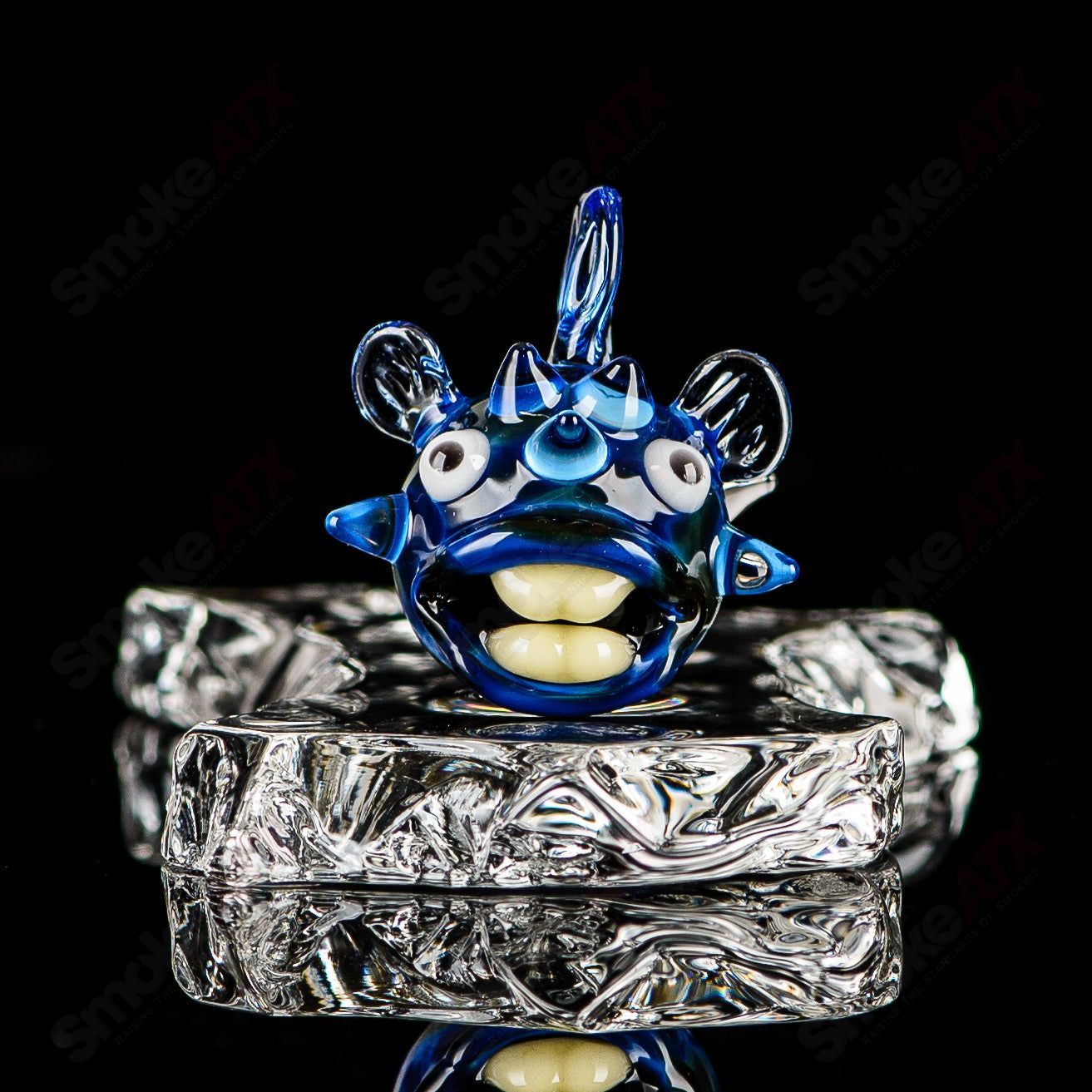 #3 Puffer Slurper Marble Chadd Lacy Glass - Smoke ATX