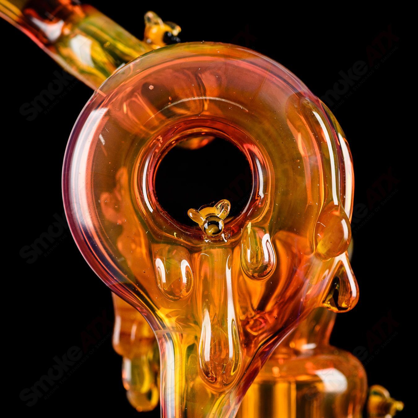 Worked Honeycomb Recycler Mongrel x Joe P Glass - Smoke ATX