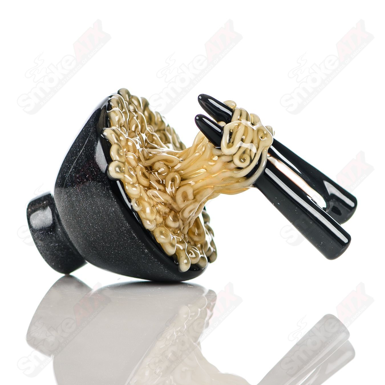 #1 Noodle Slurper Set Dojo Glass - Smoke ATX