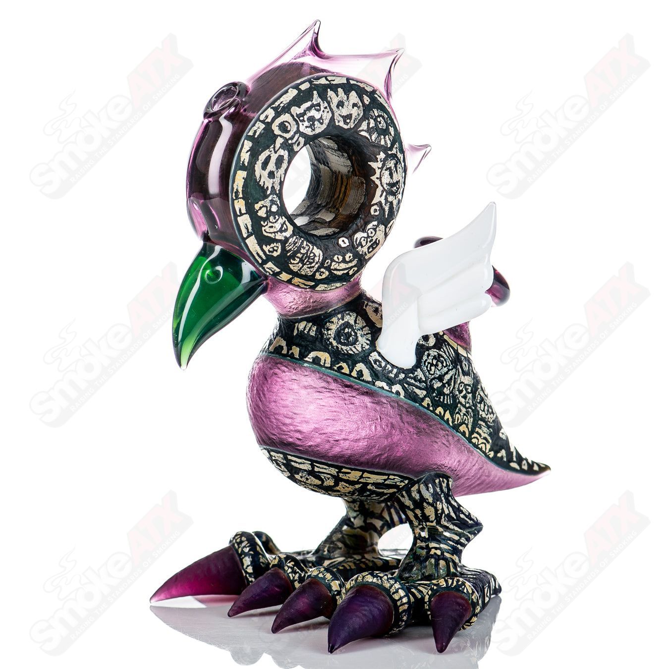 Calmbo X Trevy Metal Stand Up Bird - Smoke ATX