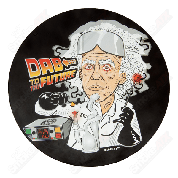 8in Dabs To The Future Silicone Dab Padz - Smoke ATX