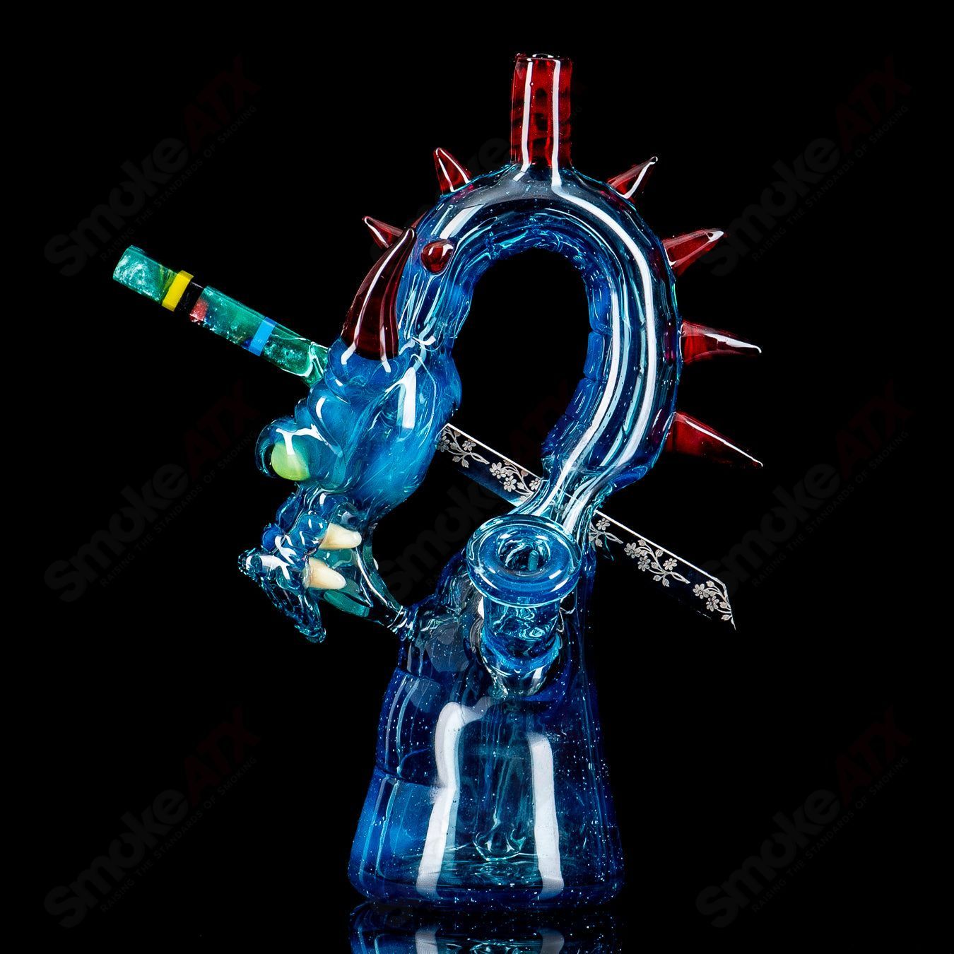 Marina Mini Dragon Rig by Tony Kazy - Smoke ATX