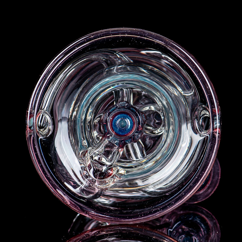 10mm V2 Double Up (Pheonix over Aquarius) Recycler Cerio Glass - Smoke ATX