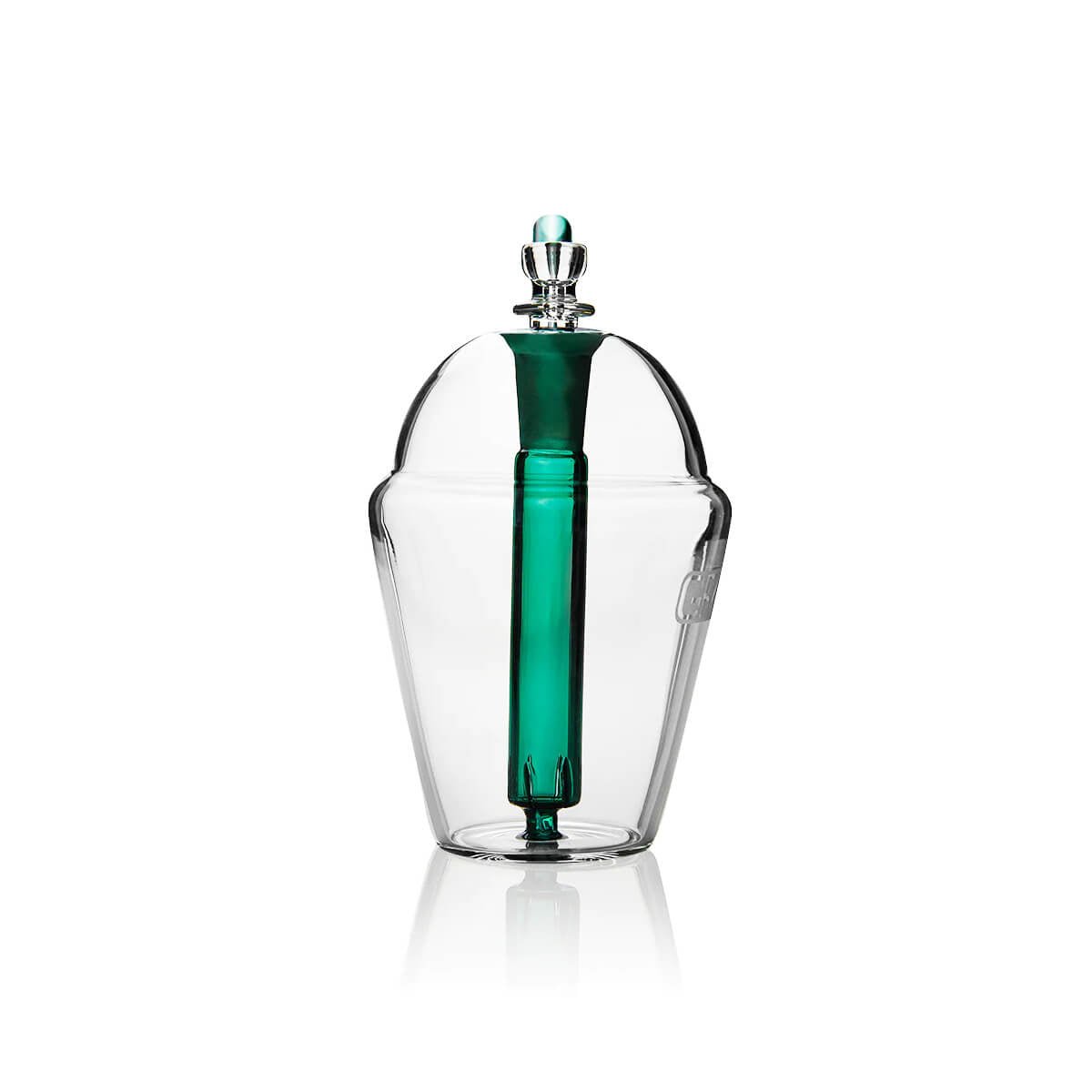 Clear/Smoke Slush Cup Bubbler Grav - Smoke ATX