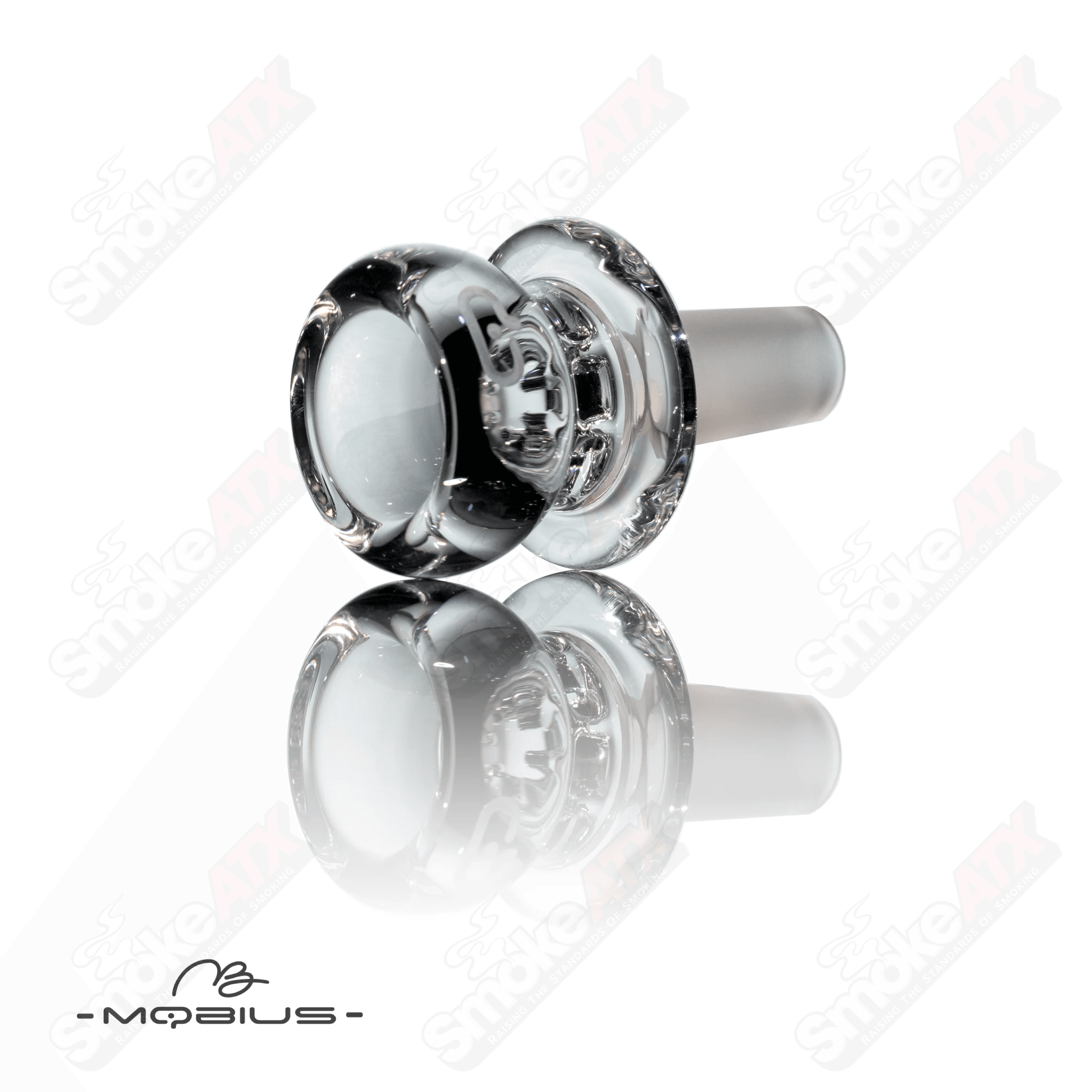 14mm Clear Multi Hole V3 Bowl Mobius - Smoke ATX