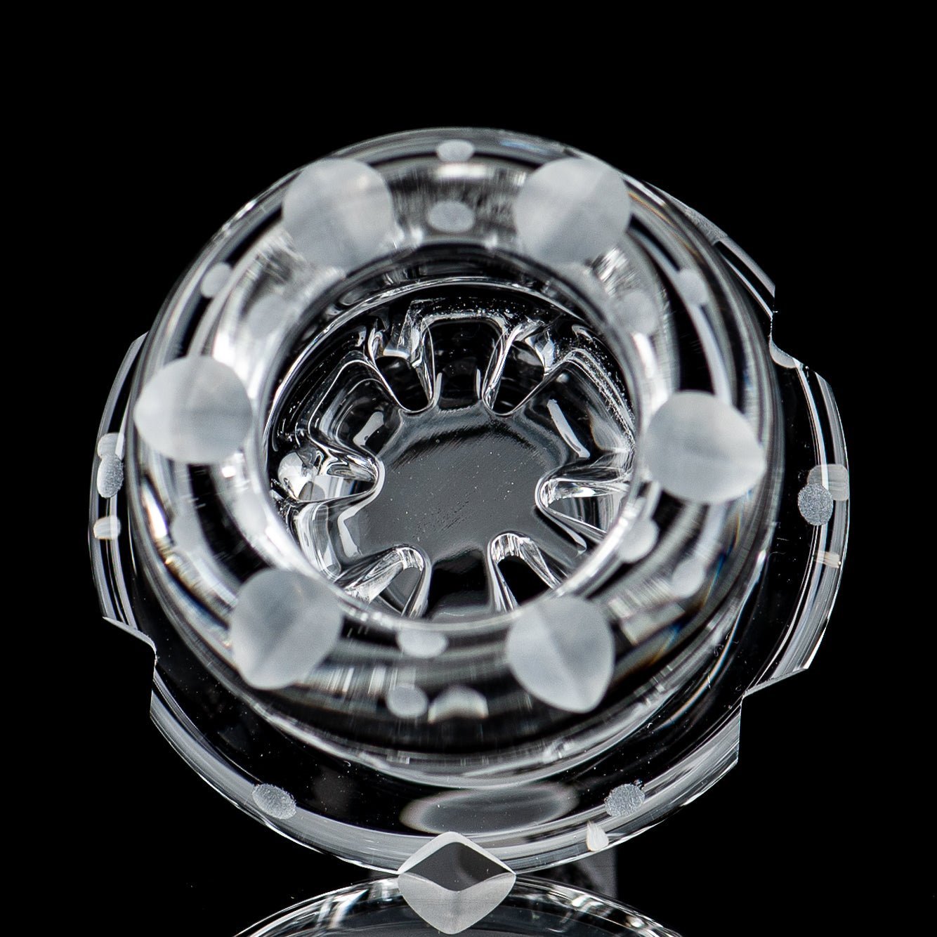 Coldwork 14mm Clear Multi Hole V3 Bowl Mobius - Smoke ATX