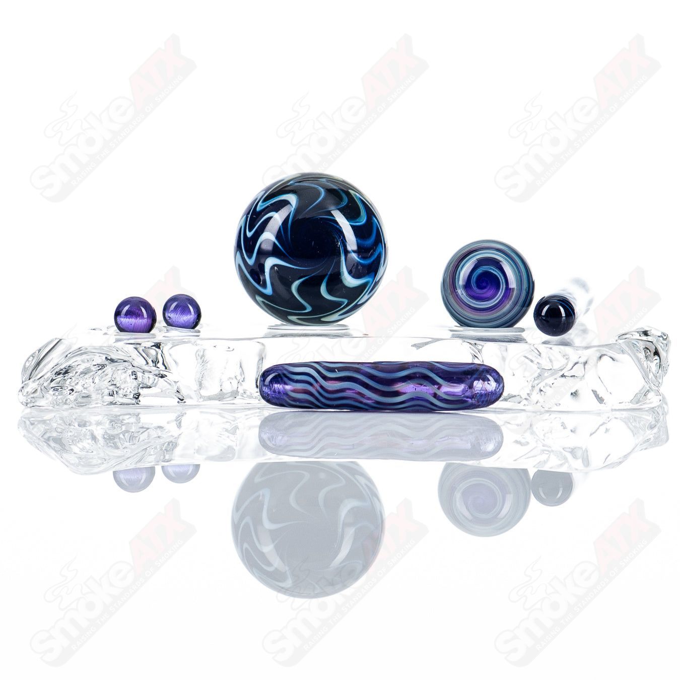 Empire XL Slurper Set Indo Glass - Smoke ATX