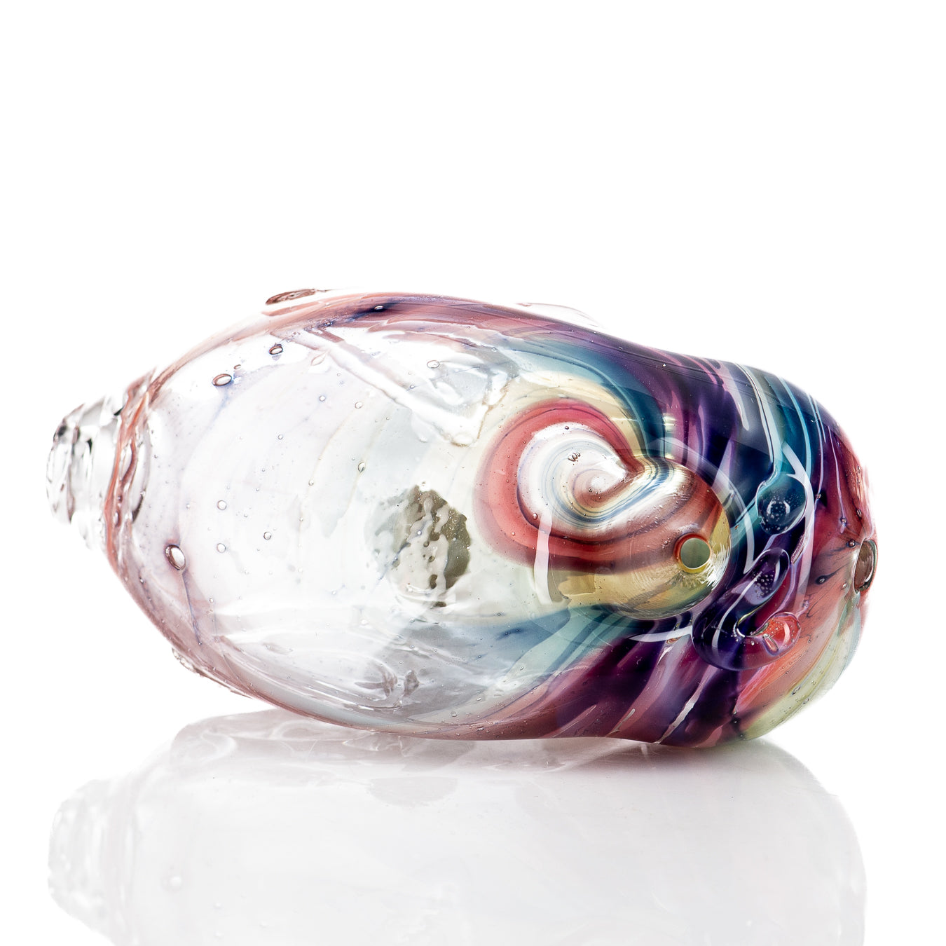 #5 2-Eyed Face Pipe Glass by Nobody - Smoke ATX