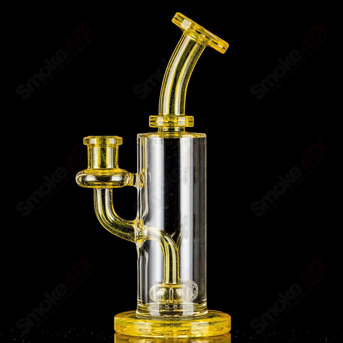 Terps Straight Tube Fat Boy Glass - Smoke ATX