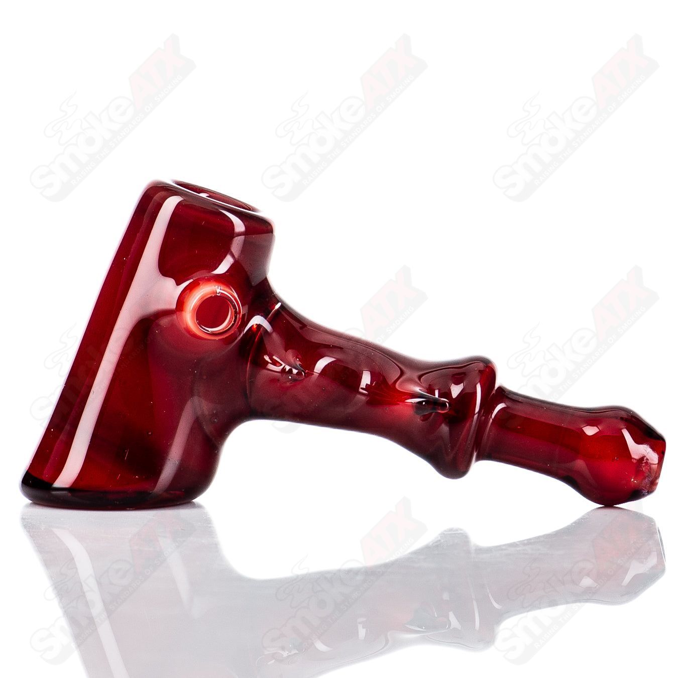 Red Elvis Over White Dry Hammer Flex Glass - Smoke ATX