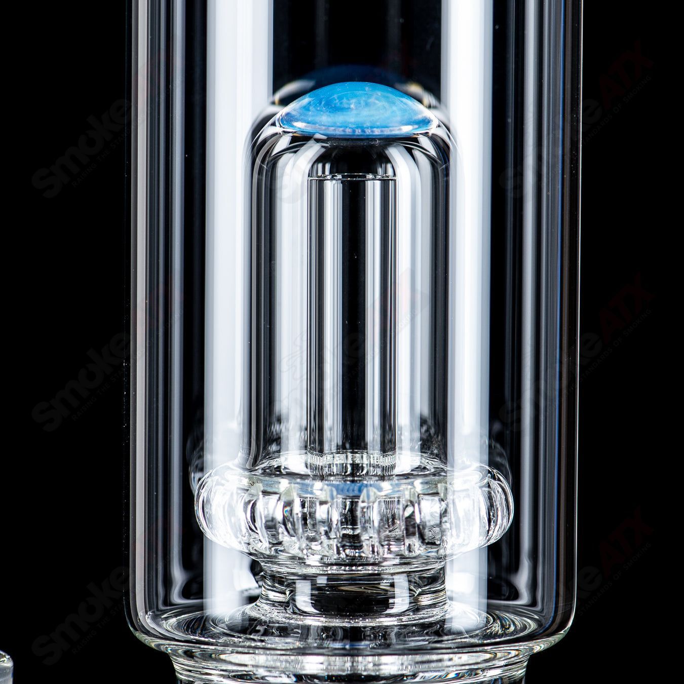 #1 18mm Full Size Circ to Circ w/ Color Cap (CFL) by Toro Glass - Smoke ATX
