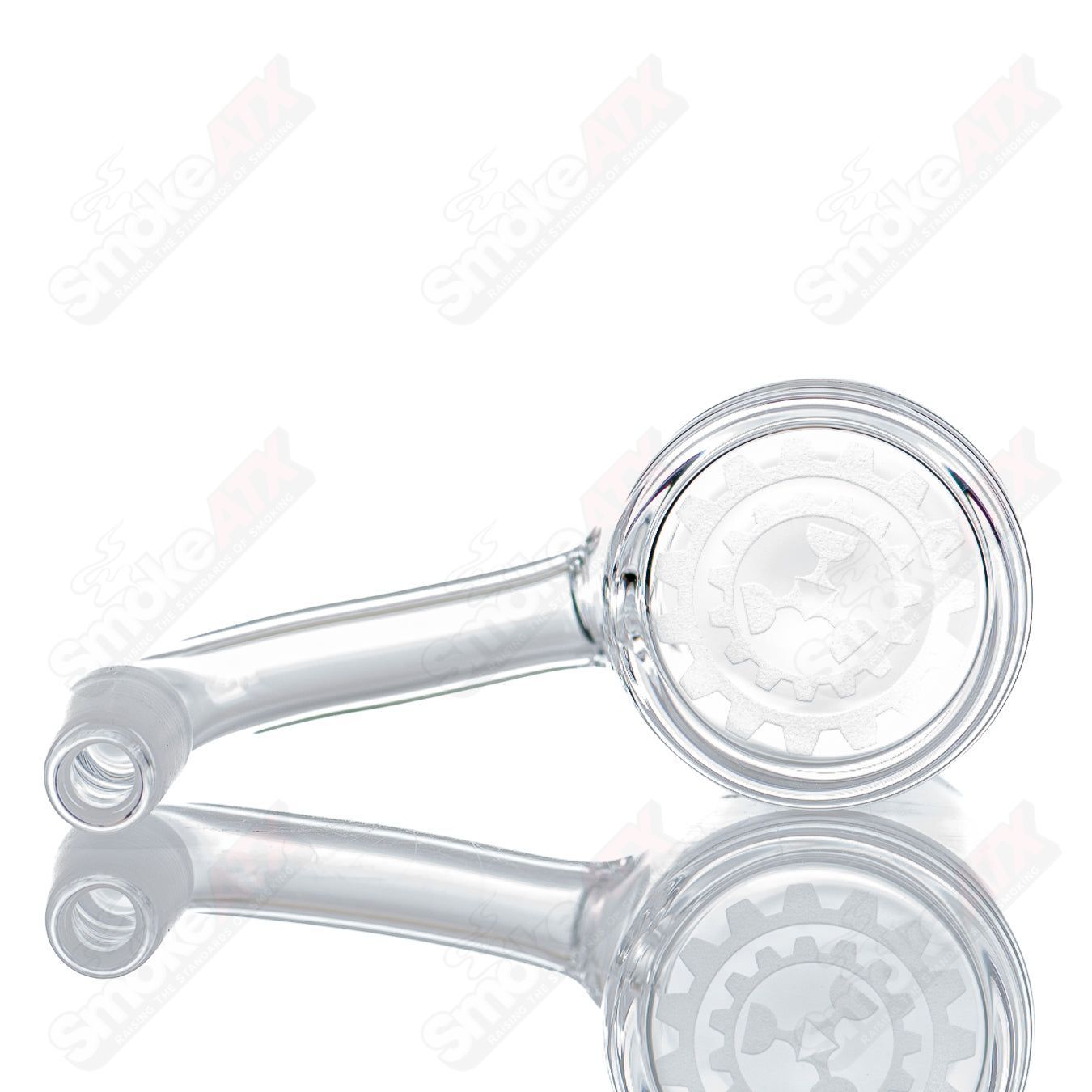 30mm 10/90 Quartz Round-Bottom Grail by Toro Glass - Smoke ATX