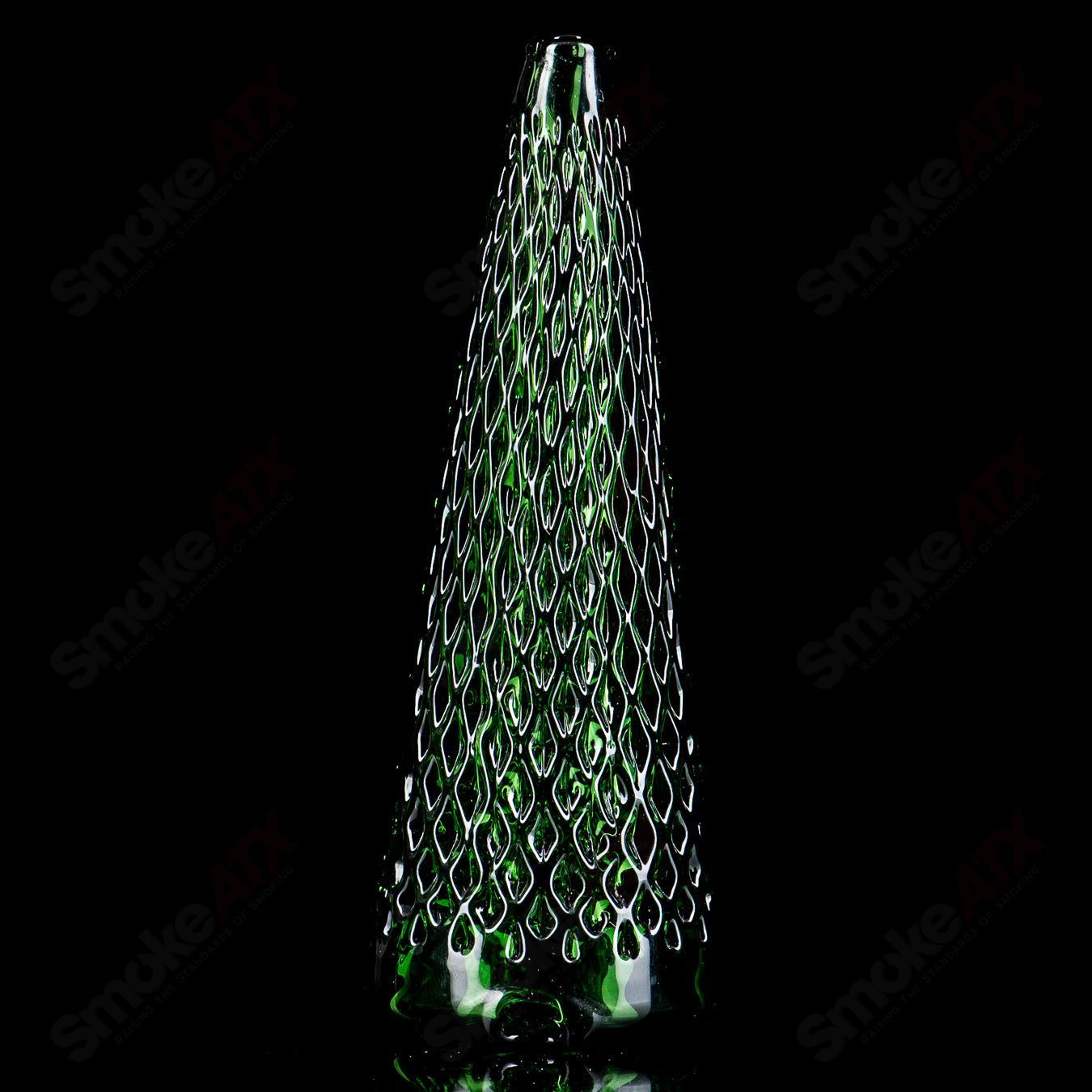 Cone Emerald Green Diamond Tech Dry Puffco Top James Lang - Smoke ATX