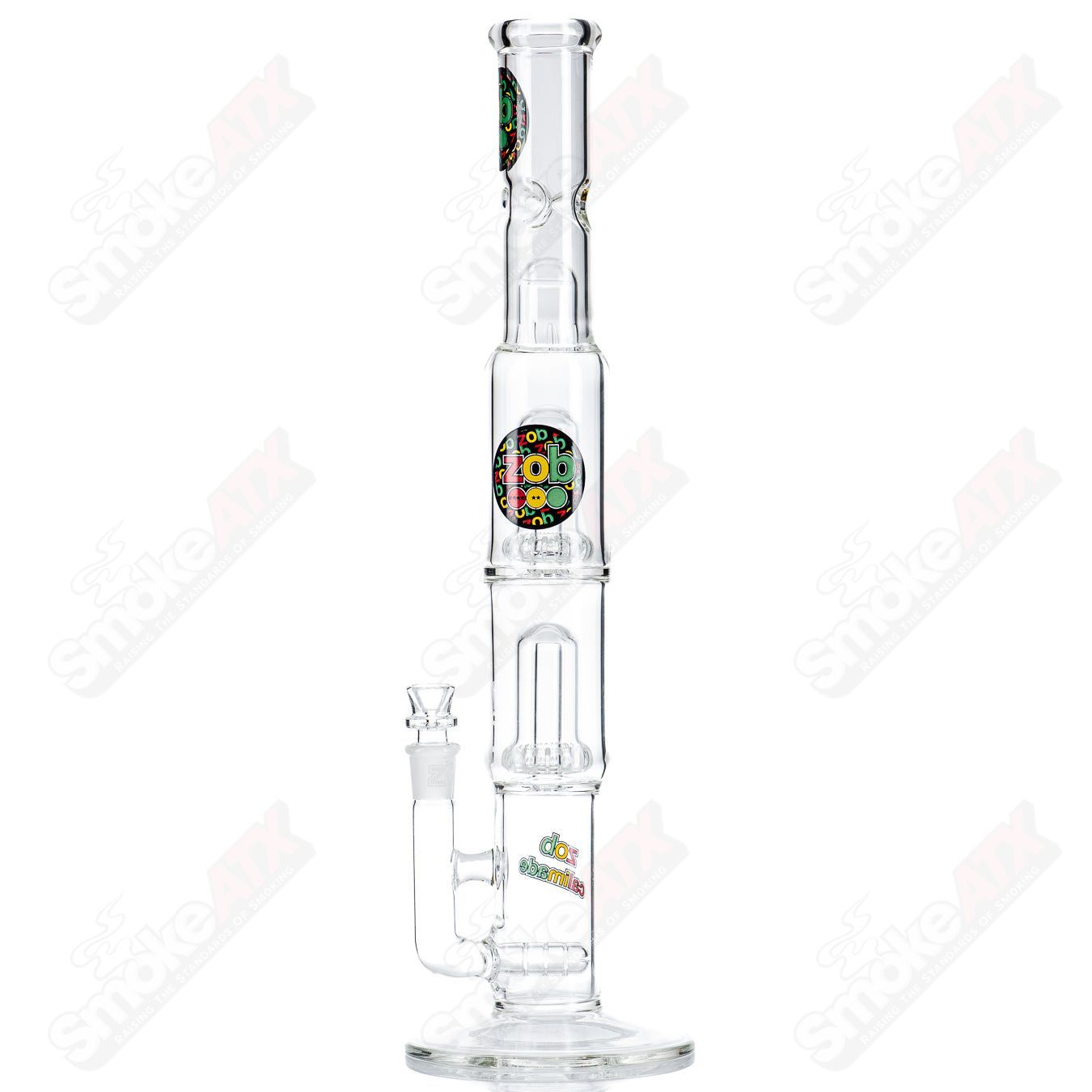 Double UFO Straight Stemless Diffused (Rasta) ZOB - Smoke ATX