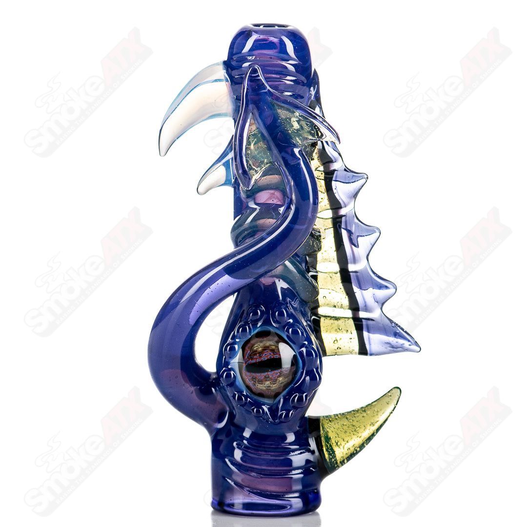 #4 Octopus Chillum by Mako Glass