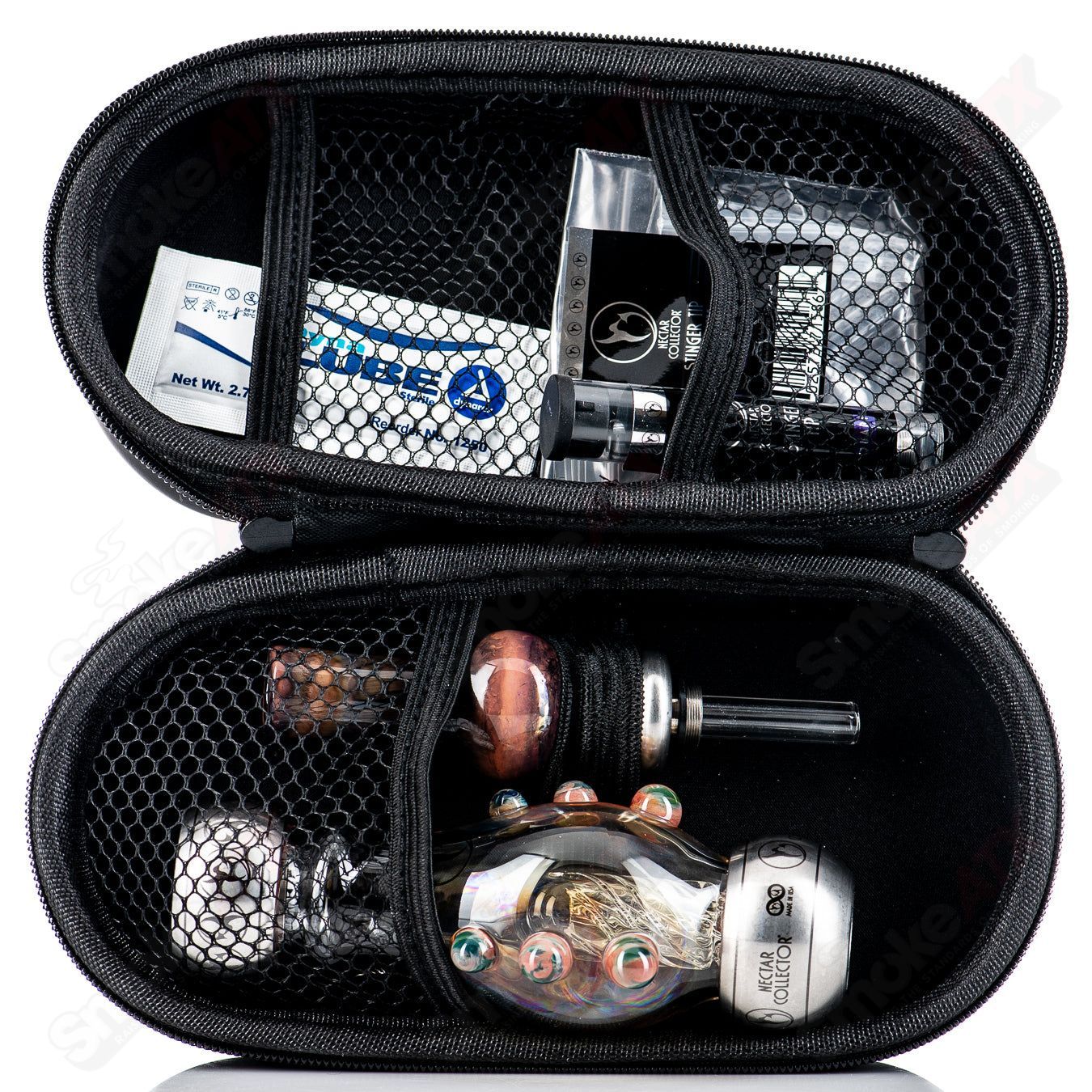 Pro Delux Kit w/stand Aurora Nectar Collector - Smoke ATX