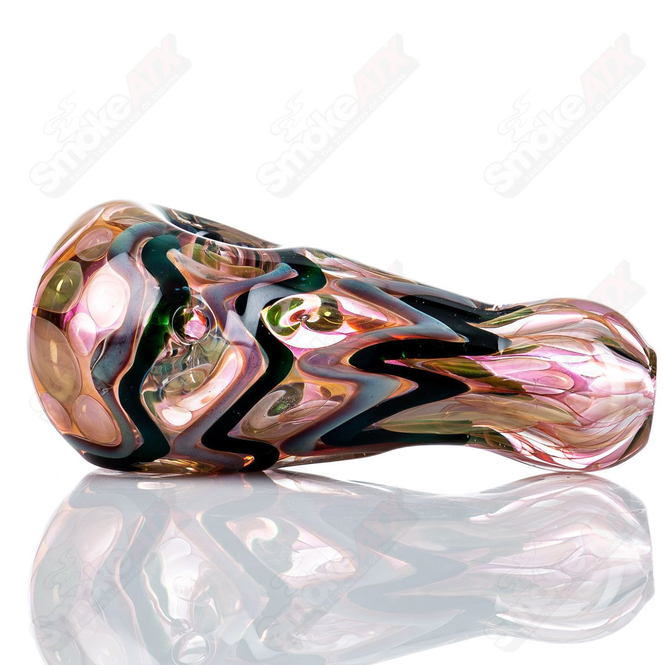 #13 Gold & Silver Fume I/O Spoon by Shane Smith - Smoke ATX