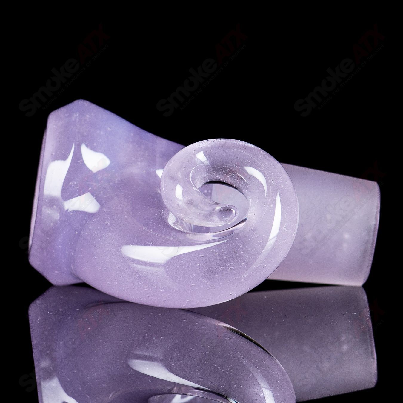 #1 - 18mm Full Accent Slide Black T Glass - Smoke ATX