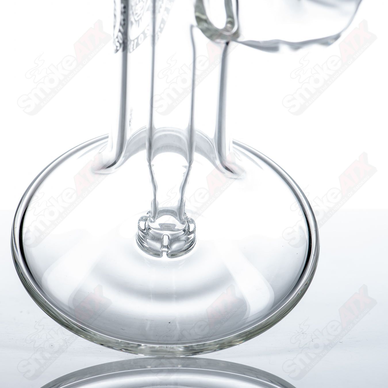 10mm Mini Bubbler by Bear Mountain Studios - Smoke ATX