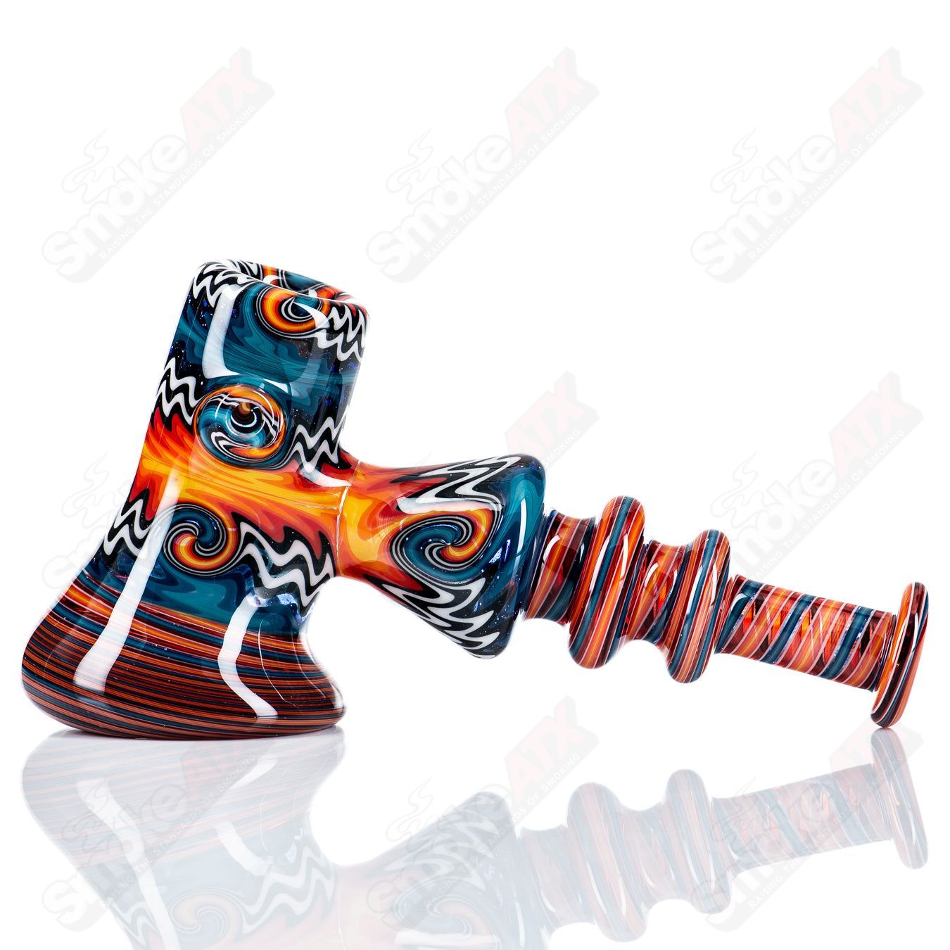 Art of Hustle Glass Wig Wag Hammer - Smoke ATX