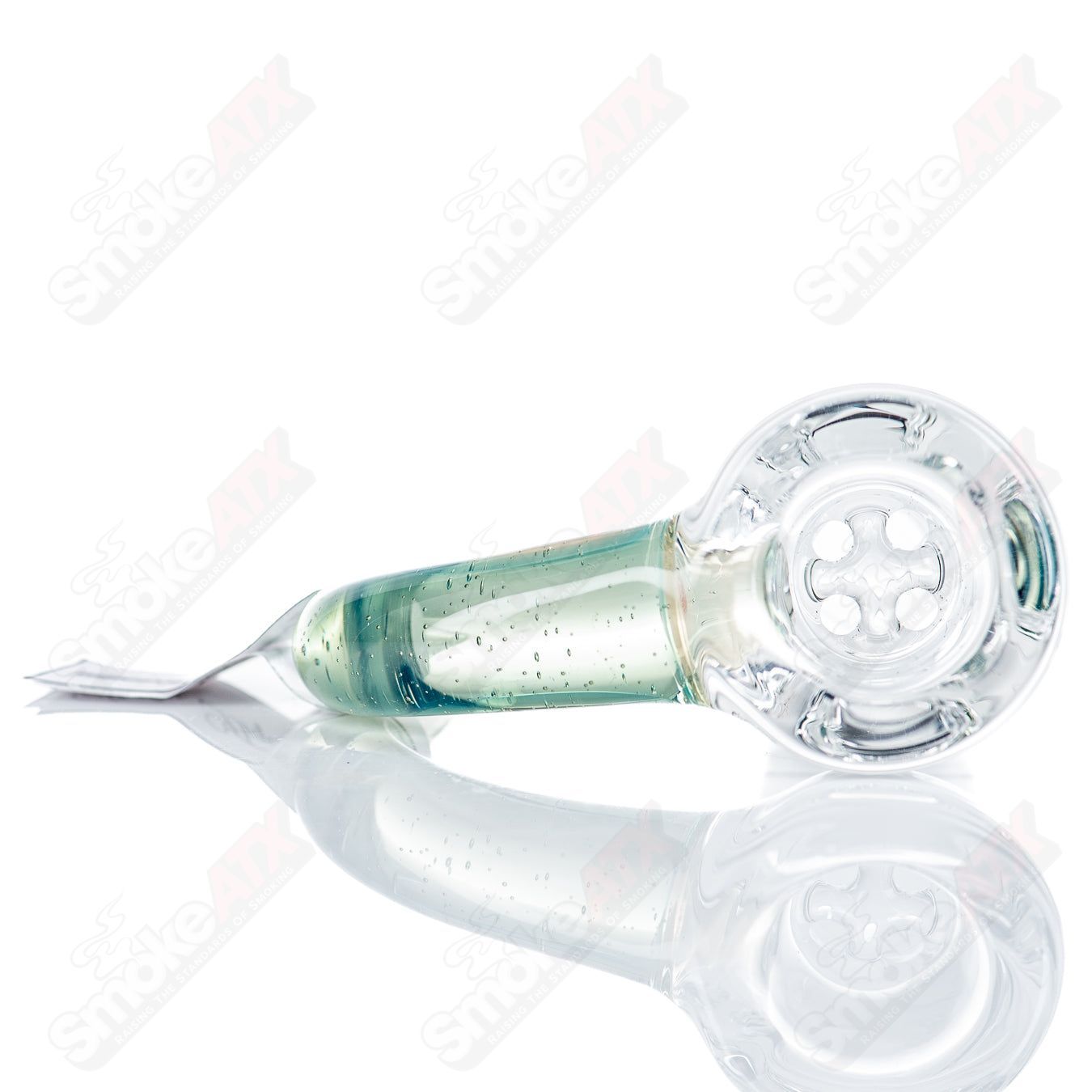 18mm Partial Accent Patterned Slide (Shifty Aquarius) Sovereignty - Smoke ATX