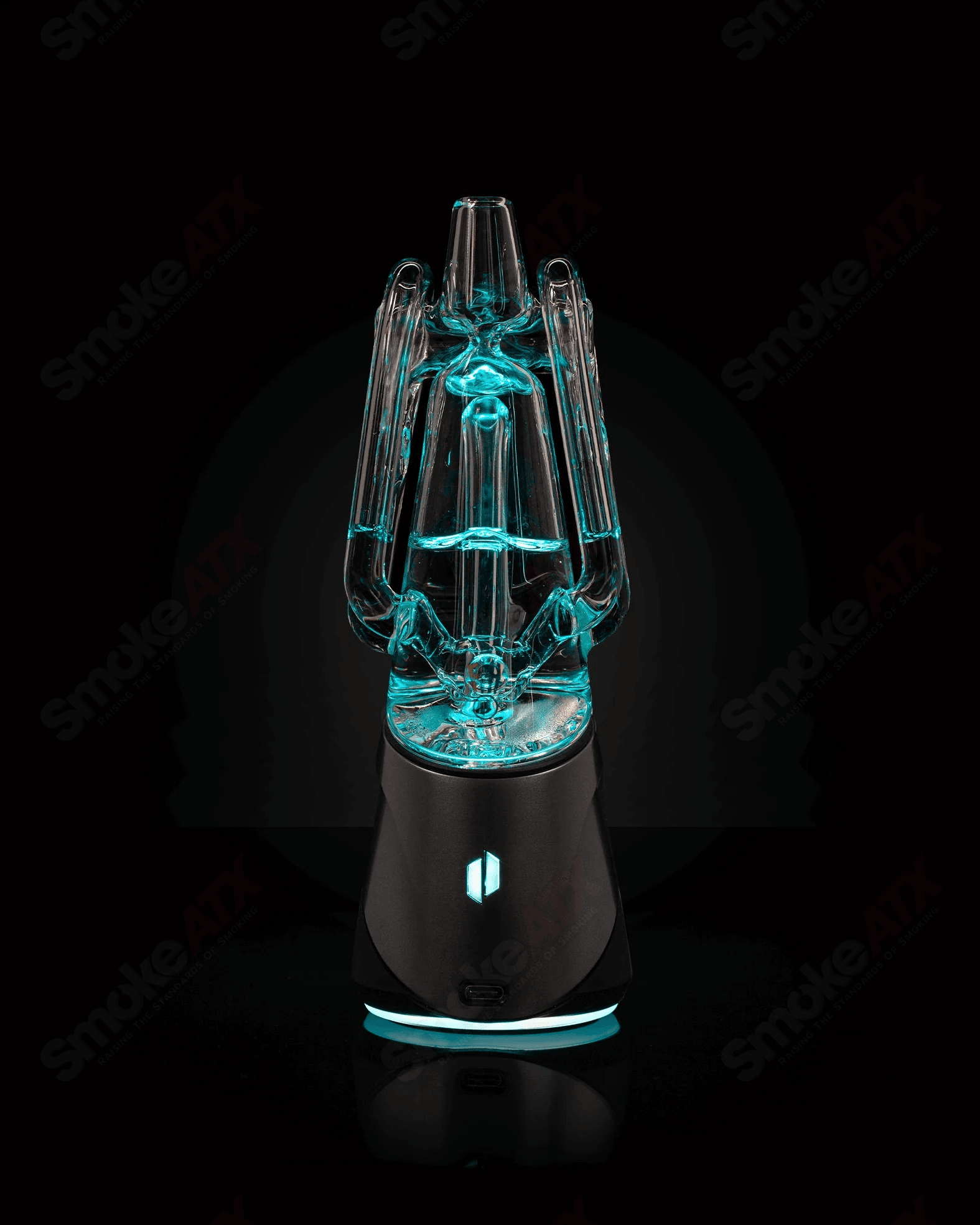 Ryan Fitt SE 2.0 Puffco Peak Recycler Glass - Smoke ATX