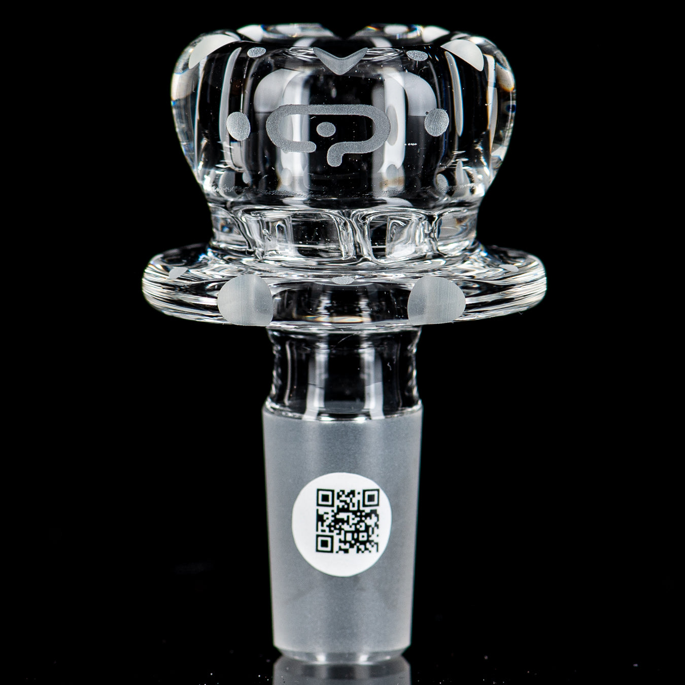 Coldwork 14mm Clear Multi Hole V3 Bowl Mobius - Smoke ATX